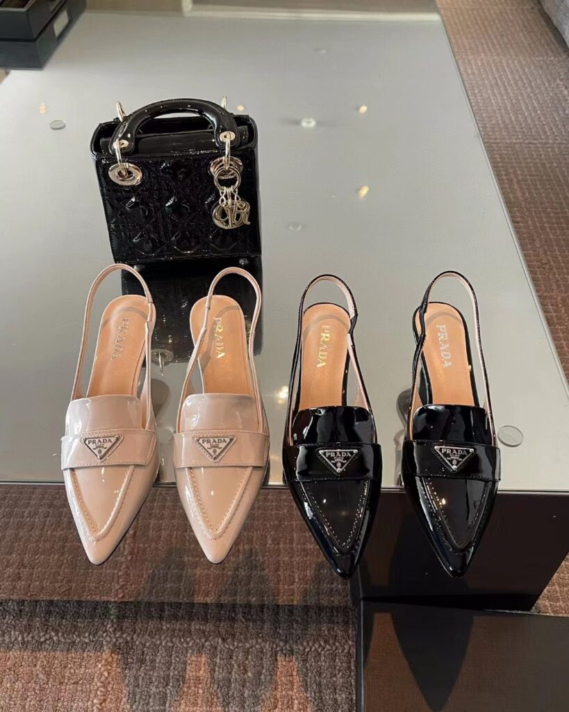 프라다 슬링백 힐 구두 홍콩팩토리 prada hkfactory