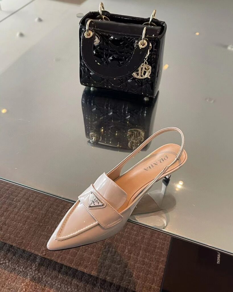 프라다 슬링백 힐 구두 홍콩팩토리 prada hkfactory
