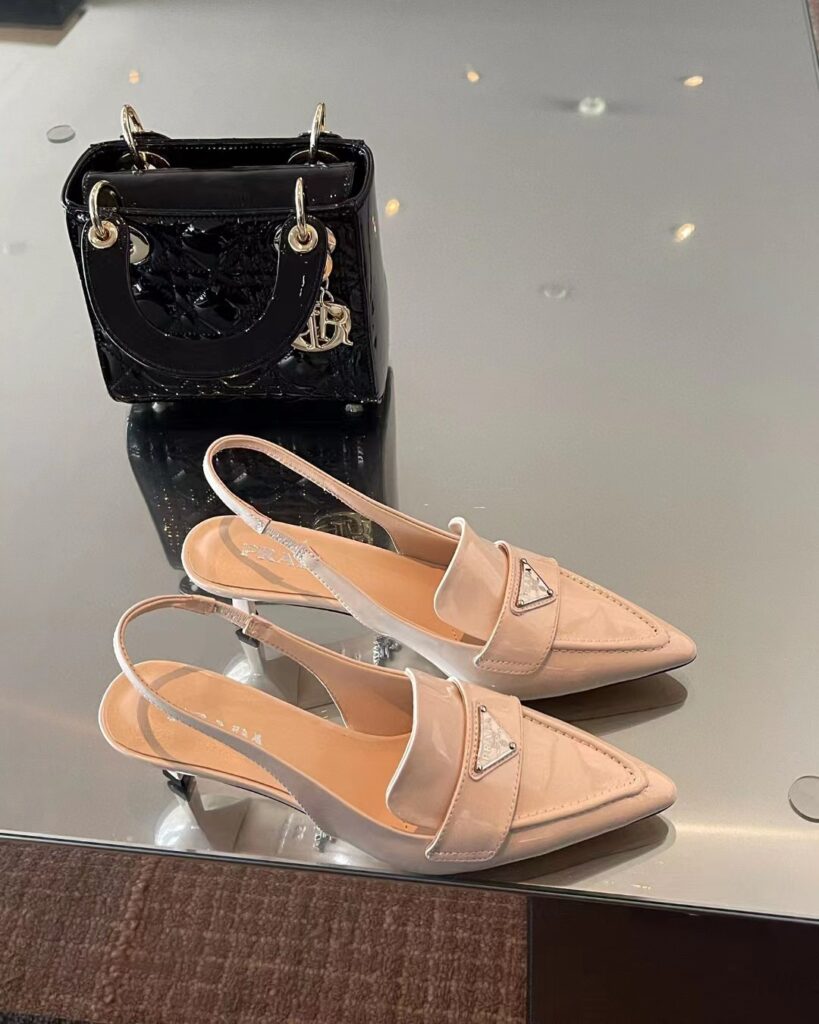 프라다 슬링백 힐 구두 홍콩팩토리 prada hkfactory