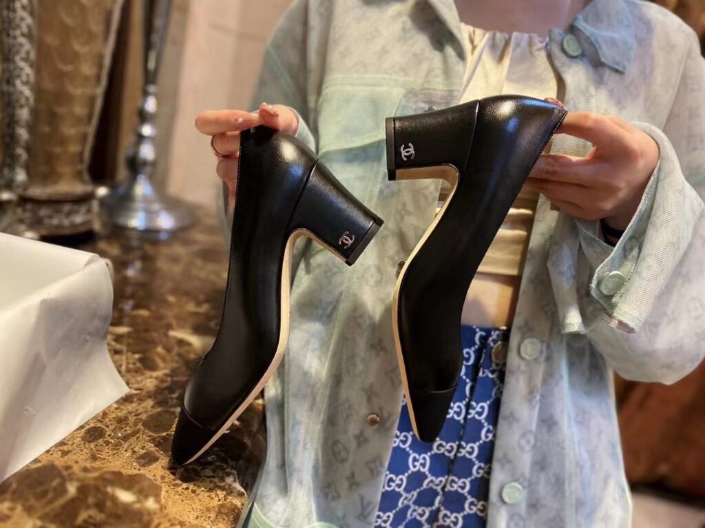샤넬 해피샵 펌프스 홍콩팩토리 chanel