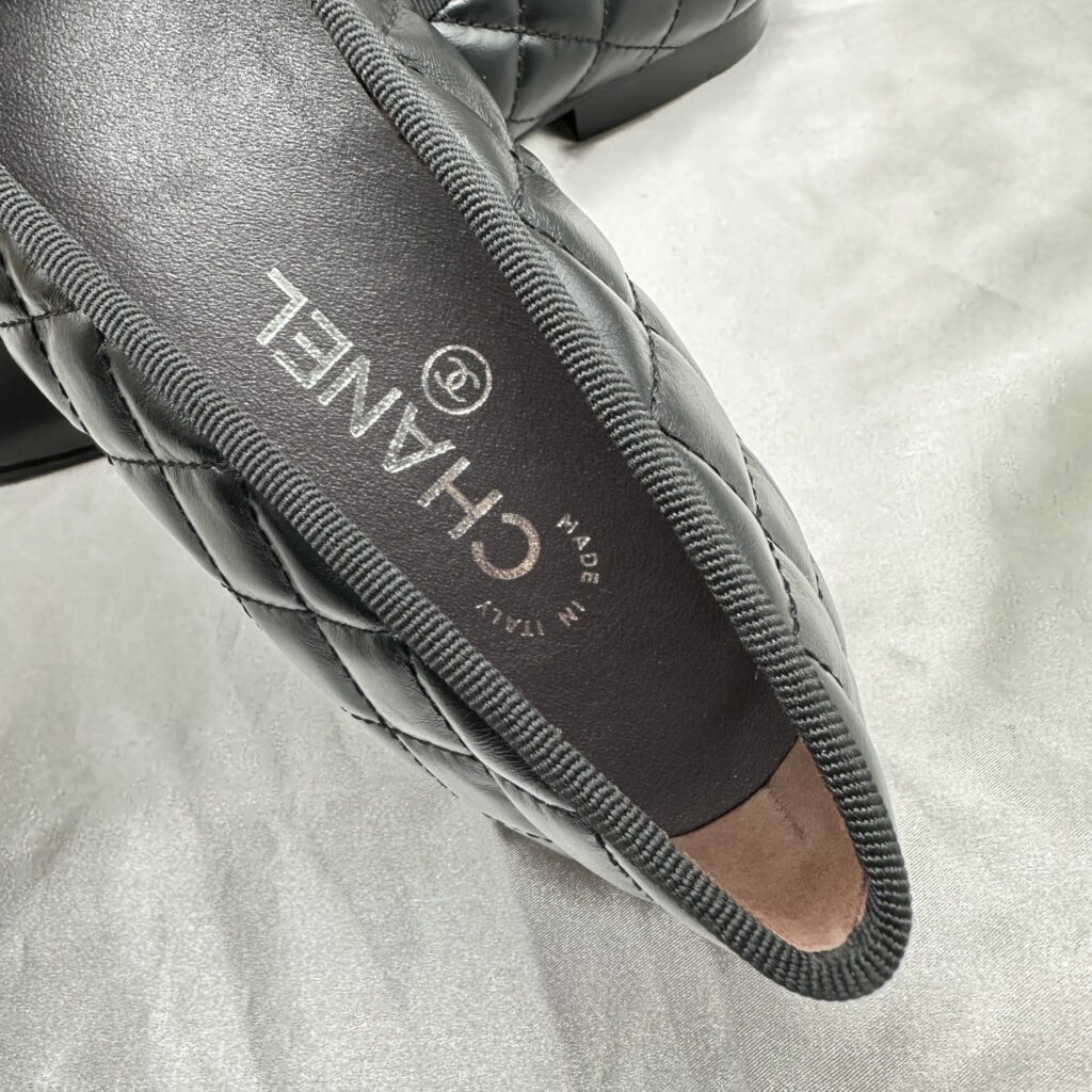 해피샵 샤넬 플랫 발송전고객확인컷 홍콩팩토리