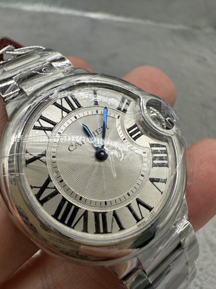 까르띠에 발롱블루 V6 33mm 발송전 고객확인컷 홍콩팩토리 hkfactory2.org