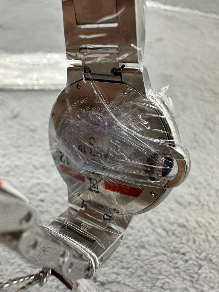 까르띠에 발롱블루 V6 33mm 발송전 고객확인컷 홍콩팩토리 hkfactory2.org