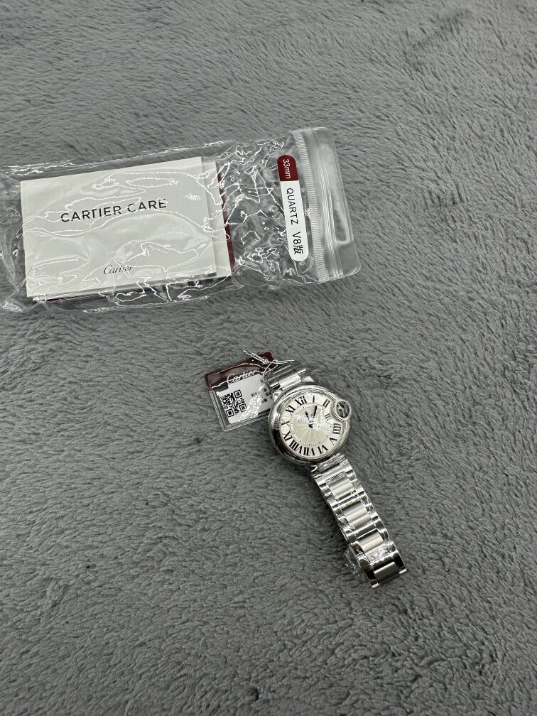 까르띠에 발롱블루 V6 33mm 발송전 고객확인컷 홍콩팩토리 hkfactory2.org