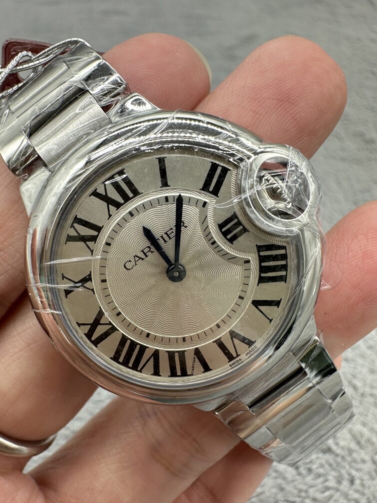 까르띠에 발롱블루 V6 33mm 발송전 고객확인컷 홍콩팩토리 hkfactory2.org