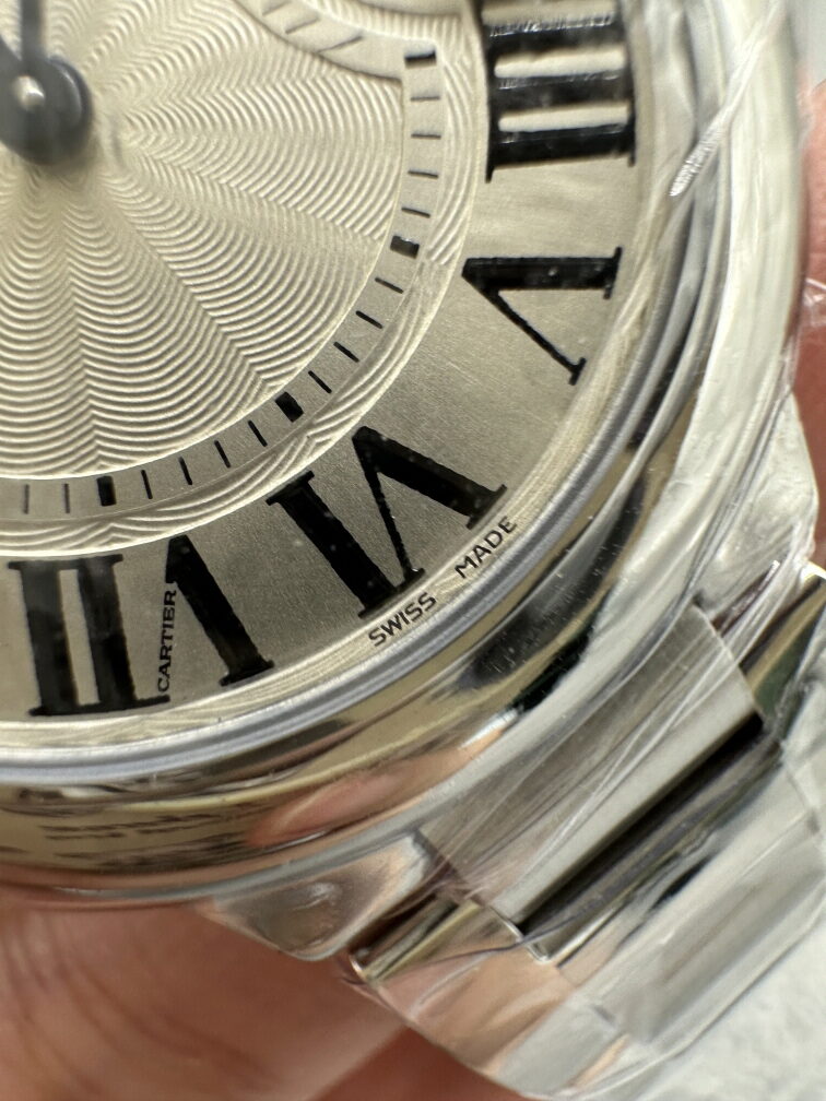 까르띠에 발롱블루 V6 33mm 발송전 고객확인컷 홍콩팩토리 hkfactory2.org