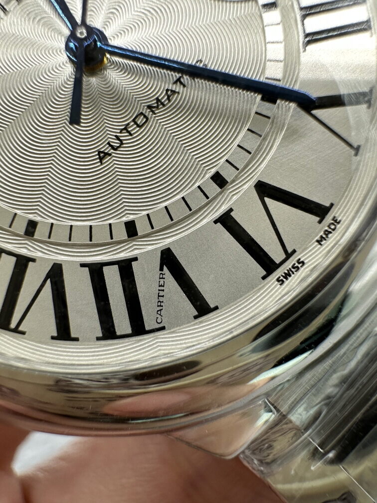 까르띠에 발롱블루 V6 42mm 발송전 고객확인컷 홍콩팩토리 hkfactory2.org