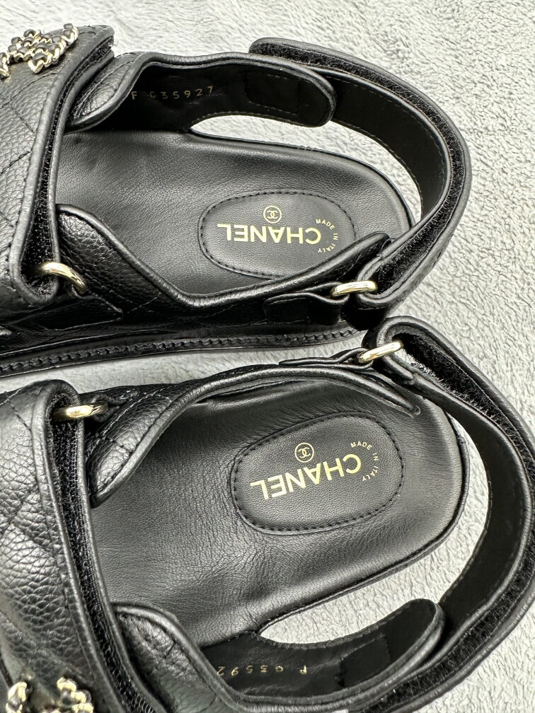 해피샵 샤넬 샌들 슬리퍼 chanel 홍콩팩토리 hkfactorey2 광저우채널 고객확인컷 QC