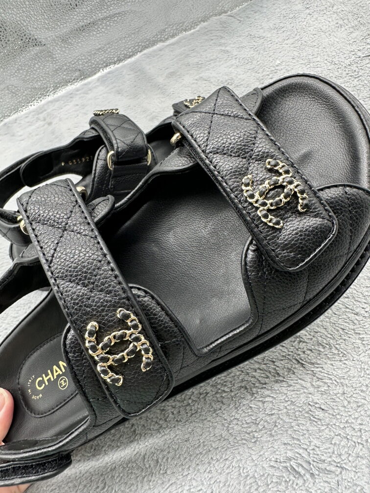 해피샵 샤넬 샌들 슬리퍼 chanel 홍콩팩토리 hkfactorey2 광저우채널 고객확인컷 QC