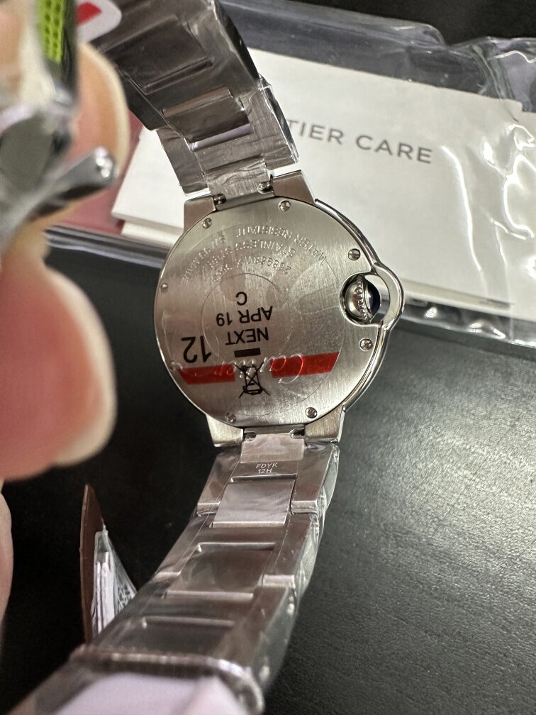 까르띠에 발롱블루 V6공장 발송전 고객확인컷 Cartier watch 홍콩팩토리 홍팩 hkfactory2.org