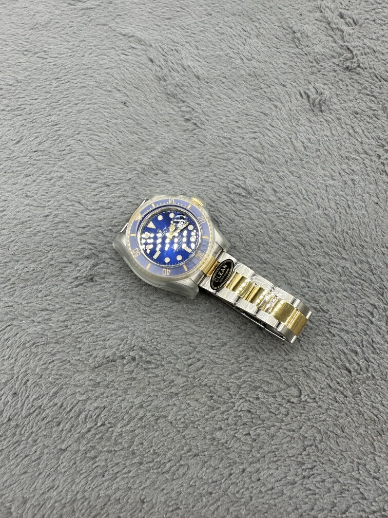 로렉스 클린 CLEAN 서브마리너 청콤 41MM Rolex Submariner Date Steel & Yellow Gold 126613LB Blue Dial