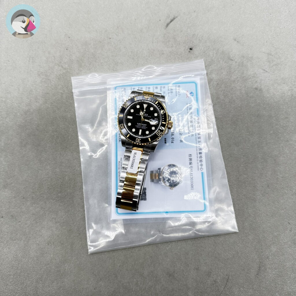 VS 로렉스 서브마리너 41MM 콤비. 발송전 고객확인컷 홍콩팩토리