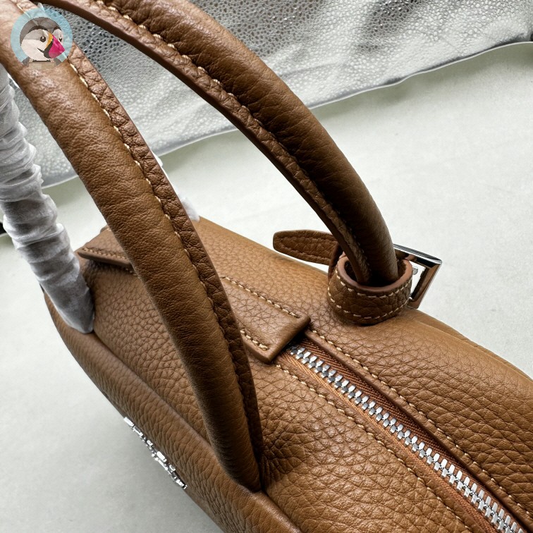 프라다(PRADA) 가죽 탑 핸들백 숄더 스트랩 발송전 고객확인컷 홍콩팩토리