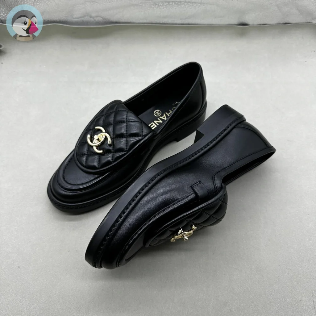 해피샵 샤넬(CHANEL) 턴락 모카신(MOCCASINS) 로퍼 G36646 퀼팅 금장 이시영로퍼 단화 플랫슈즈 홍콩팩토리 hkfactory2.org