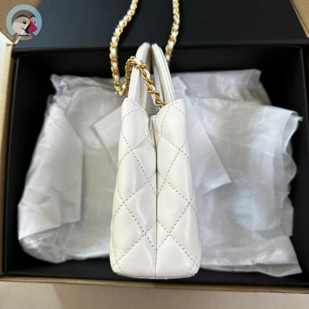 지존샵 샤넬 미니 쇼핑백 발송전 고객확인컷 홍콩팩토리 hkfactory2
