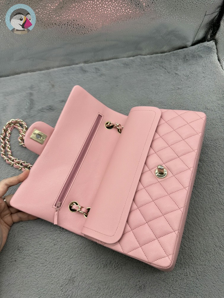 지존샵 샤넬 클래식 캐비어 미듐 발송전 고객확인컷 홍콩팩토리 hkfactory2