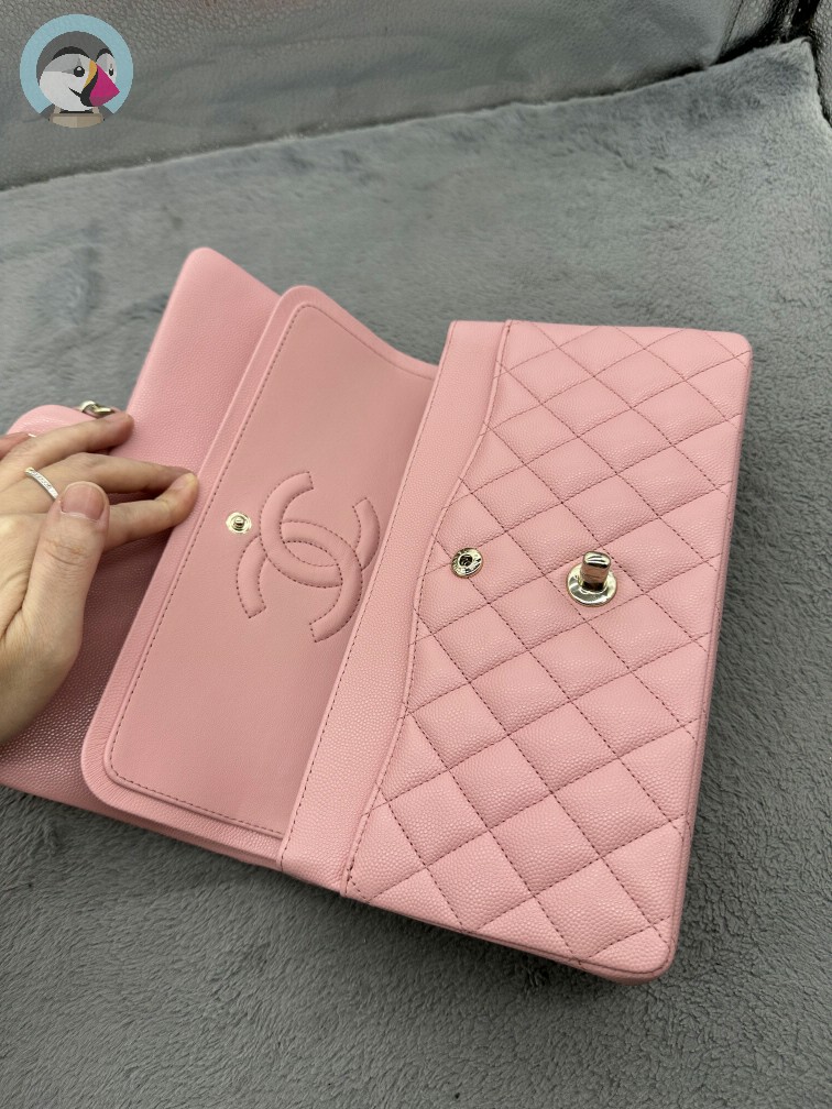 지존샵 샤넬 클래식 캐비어 미듐 발송전 고객확인컷 홍콩팩토리 hkfactory2