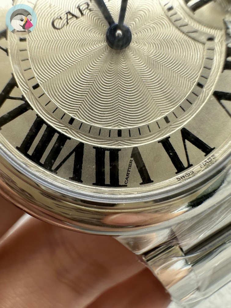 까르띠에 발롱블루 V6공장 33MM 발송전 고객확인컷 홍콩팩토리
