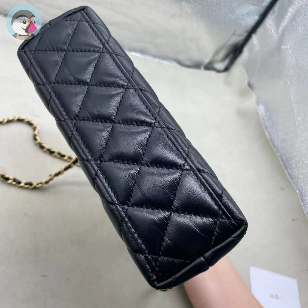 단풍샵 샤넬 미니 쇼핑백 샤이니 빈티지 발송전 고객확인컷 홍콩팩토리