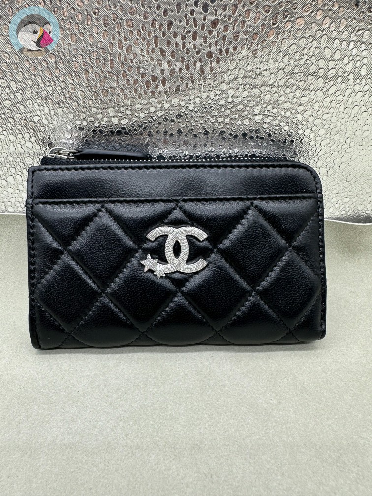 지존샵 샤넬 24 별로고 지퍼 카드지갑 발송전 고객확인컷 홍콩팩토리