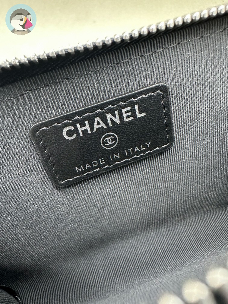 지존샵 샤넬 24 별로고 지퍼 카드지갑 발송전 고객확인컷 홍콩팩토리