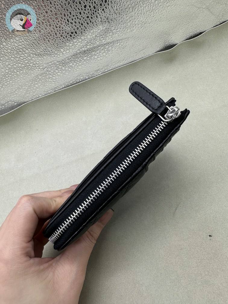 지존샵 샤넬 24 별로고 지퍼 카드지갑 발송전 고객확인컷 홍콩팩토리