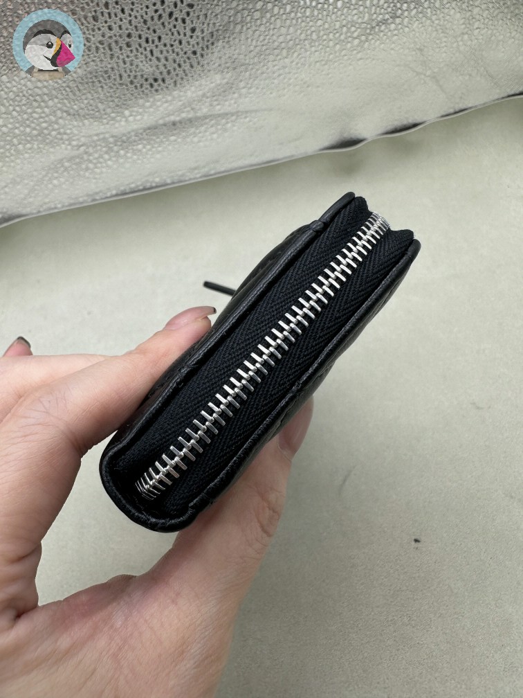 지존샵 샤넬 24 별로고 지퍼 카드지갑 발송전 고객확인컷 홍콩팩토리