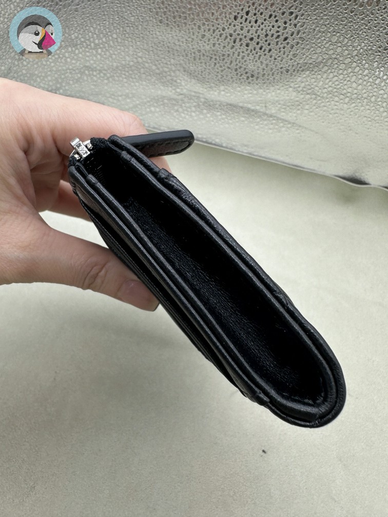 지존샵 샤넬 24 별로고 지퍼 카드지갑 발송전 고객확인컷 홍콩팩토리