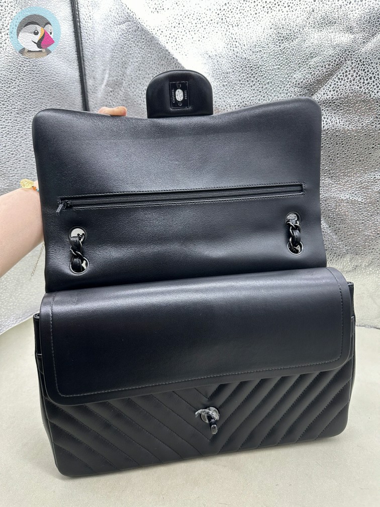 지존샵 샤넬 쉐브론 플랩백 라지 30CM 발송전 고객확인컷 홍콩팩토리
