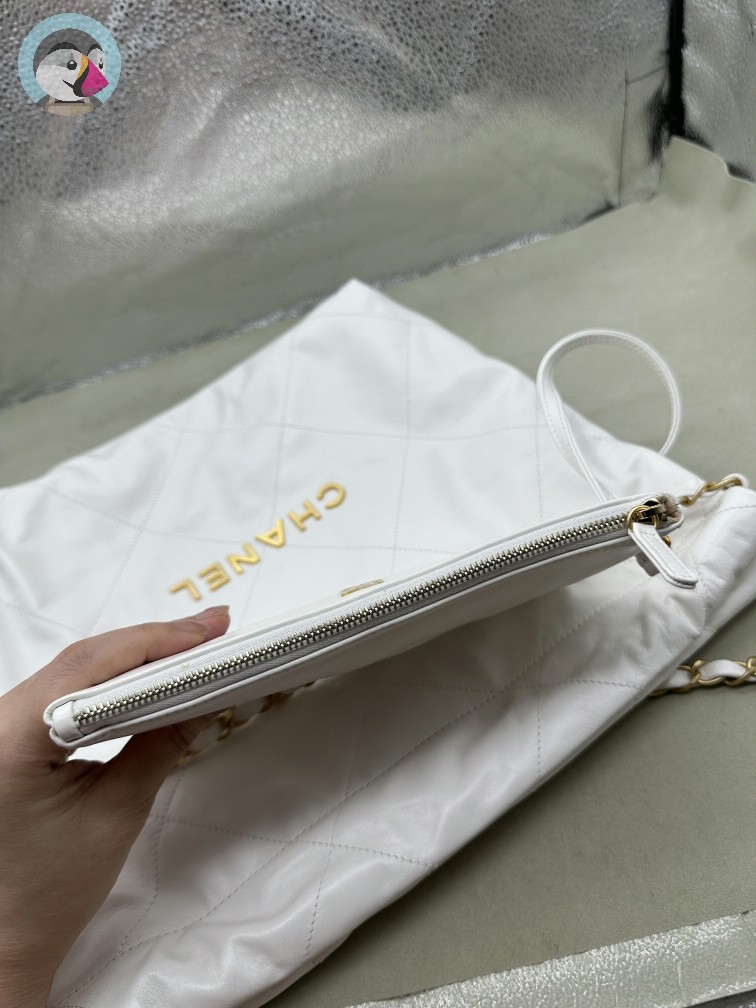 지존샵 샤넬22백 화이트 스몰 발송전 고객확인컷 홍콩팩토리