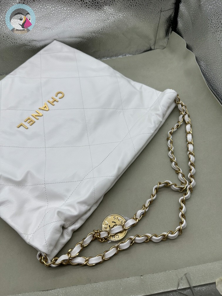 지존샵 샤넬22백 화이트 스몰 발송전 고객확인컷 홍콩팩토리