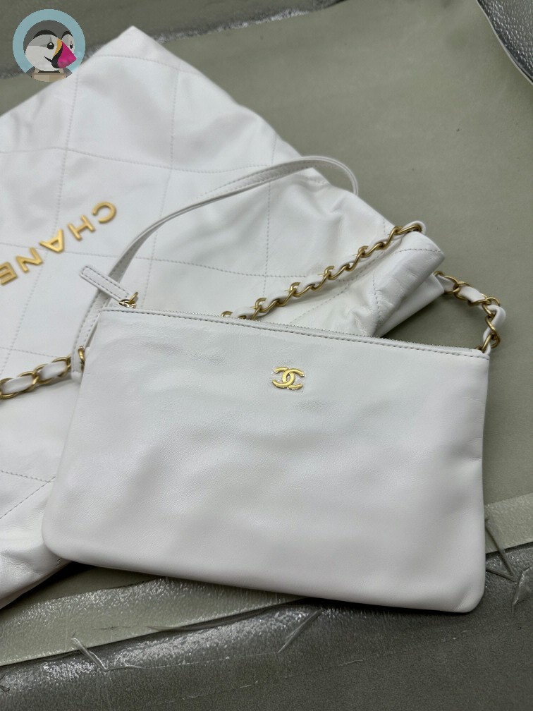 지존샵 샤넬22백 화이트 스몰 발송전 고객확인컷 홍콩팩토리