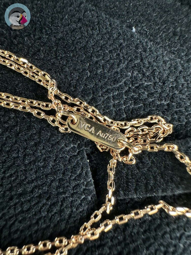 모모매장 반클리프 아펠 목걸이 발송전 고객확인컷 홍콩팩토리