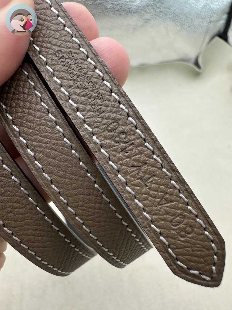 에르메스 포커스 여성벨트 발송전 고객확인컷 홍콩팩토리