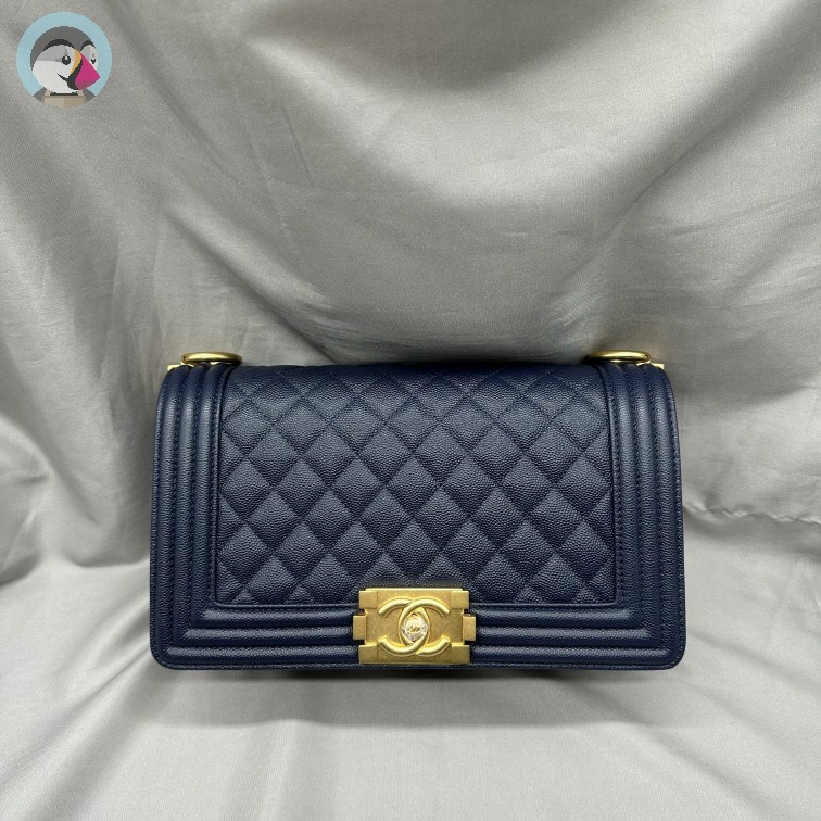 팬더샵 샤넬 보이백 캐비어 미듐 발송전 고객확인컷 홍콩팩토리