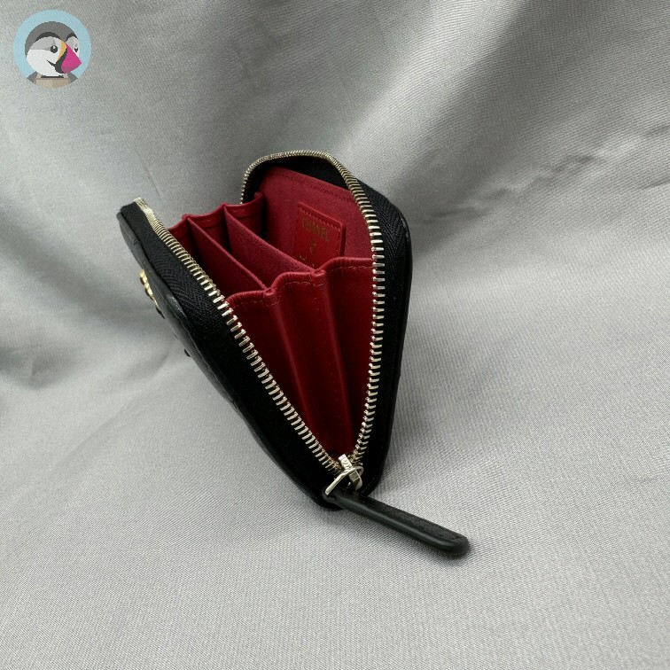 팬더샵 샤넬 19 지퍼 카드지갑 램스킨 발송전 고객확인컷 홍콩팩토리