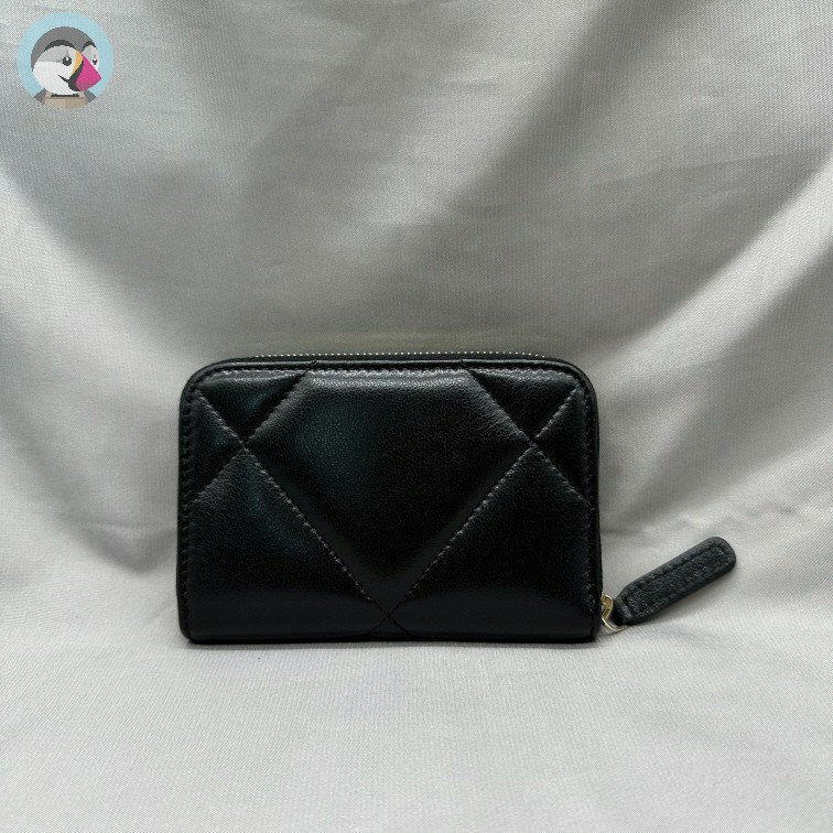 팬더샵 샤넬 19 지퍼 카드지갑 램스킨 발송전 고객확인컷 홍콩팩토리