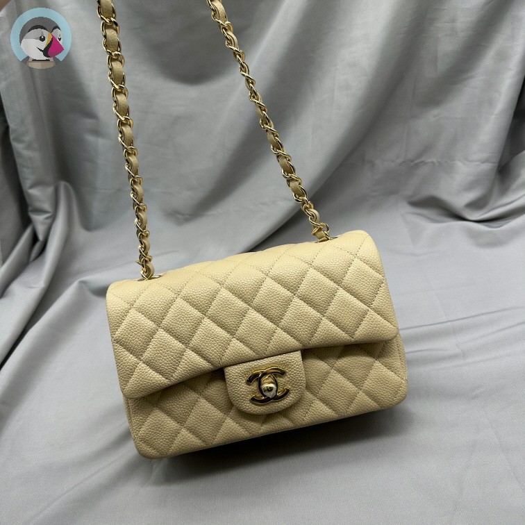 팬더샵 샤넬 클래식 뉴미니 캐비어 플랩백 발송전 고객확인컷 홍콩팩토리