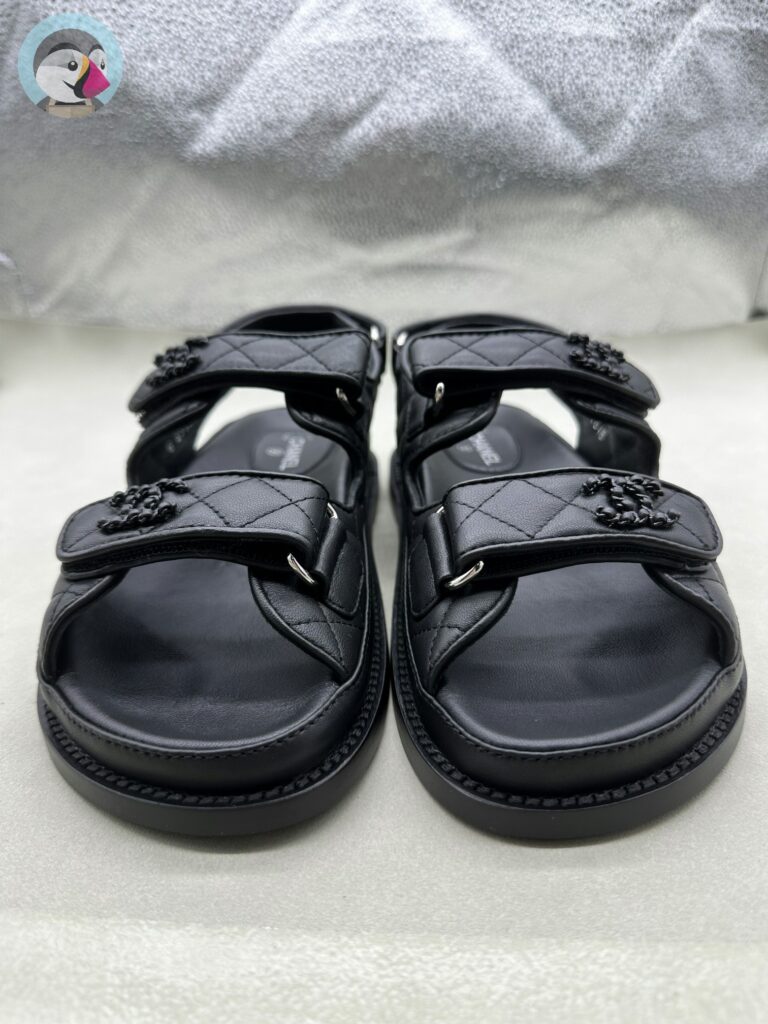 해피샵 샤넬 벨크로 가죽샌들 발송전 고객확인컷 홍콩팩토리