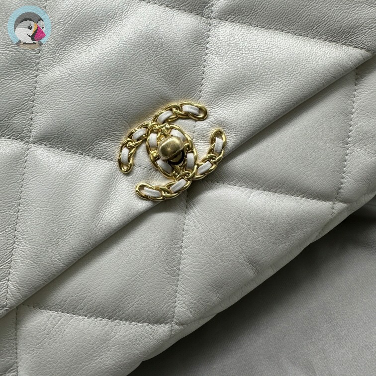 팬더샵 샤넬 19백 화이트 발송전 고객확인컷 홍콩팩토리