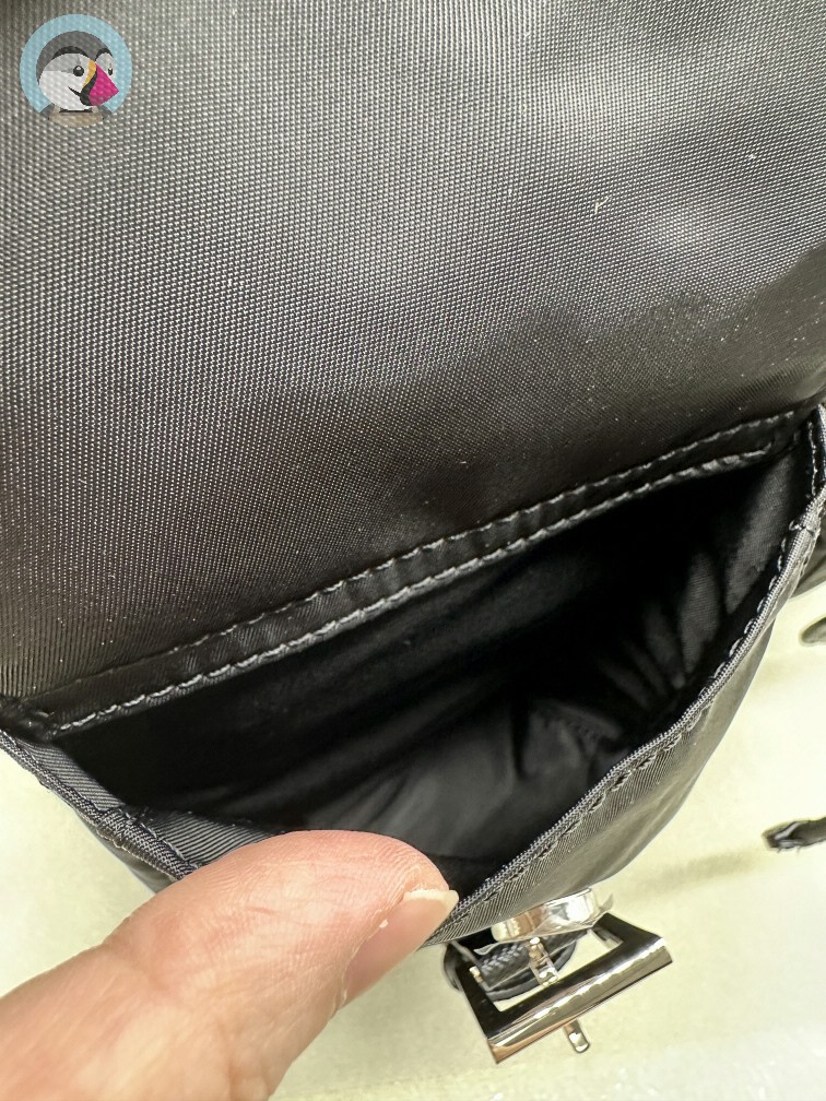 블랙프레임 프라다 리나일론 백팩 발송전 고객확인컷 홍콩팩토리