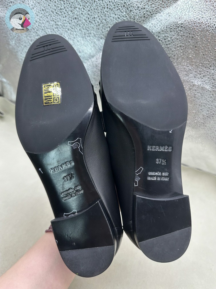 징댄 에르메스 로얄로퍼 블랙 금장 발송전 고객확인컷 홍콩팩토리