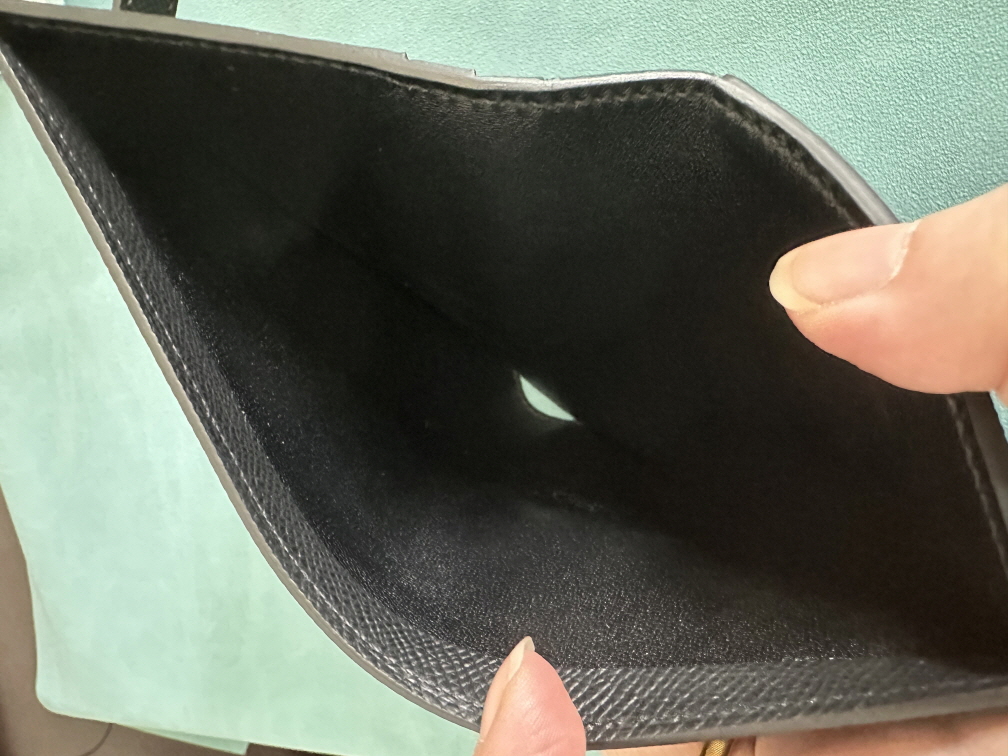 징댄 에르메스 베안 반지갑 발송전 고객확인컷 홍콩팩토리