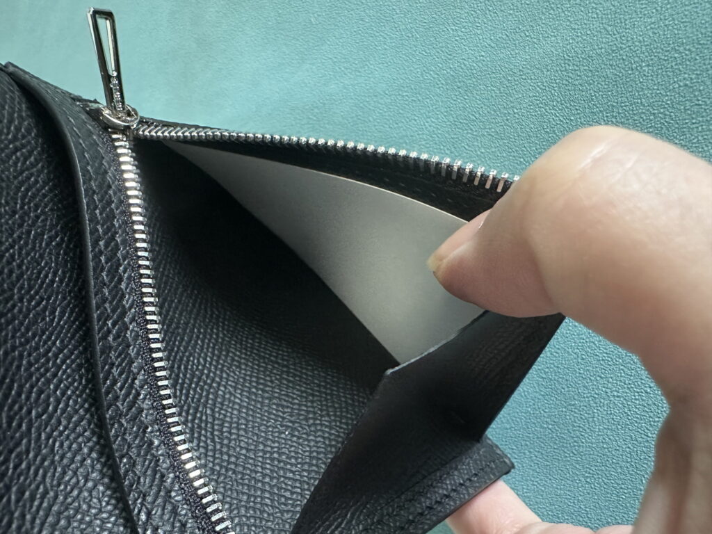 징댄 에르메스 베안 반지갑 발송전 고객확인컷 홍콩팩토리