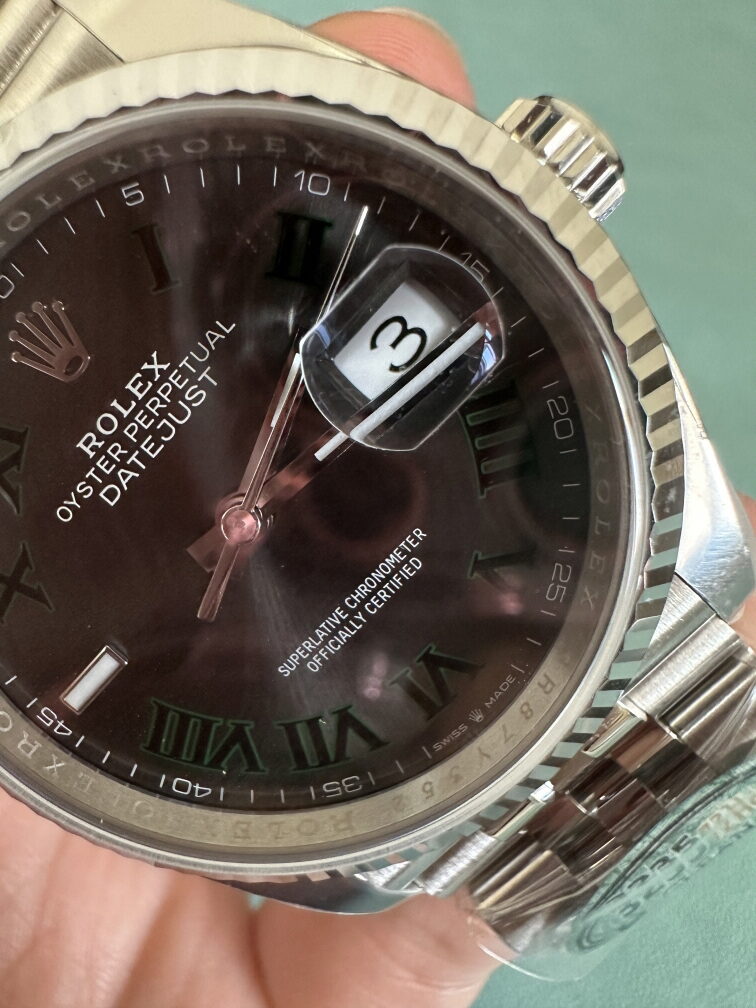 클린(clean) 로렉스 데이저스트 36MM 발송전 고객확인컷 홍콩팩토리