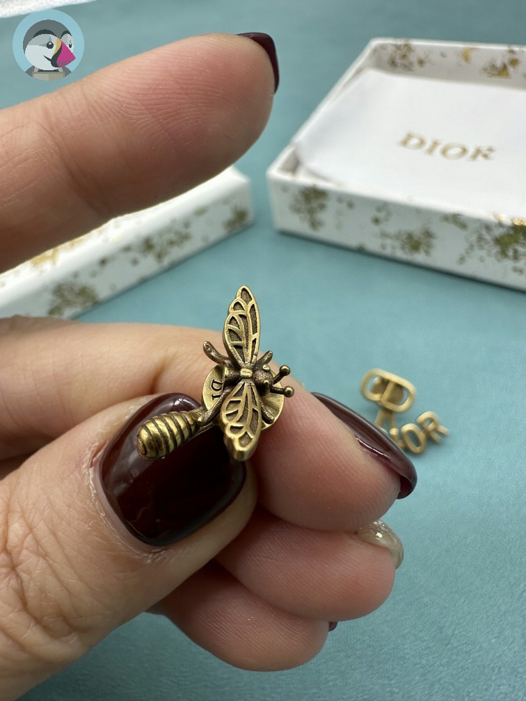 자디올 귀걸이 발송전 고객확인컷 홍콩팩토리