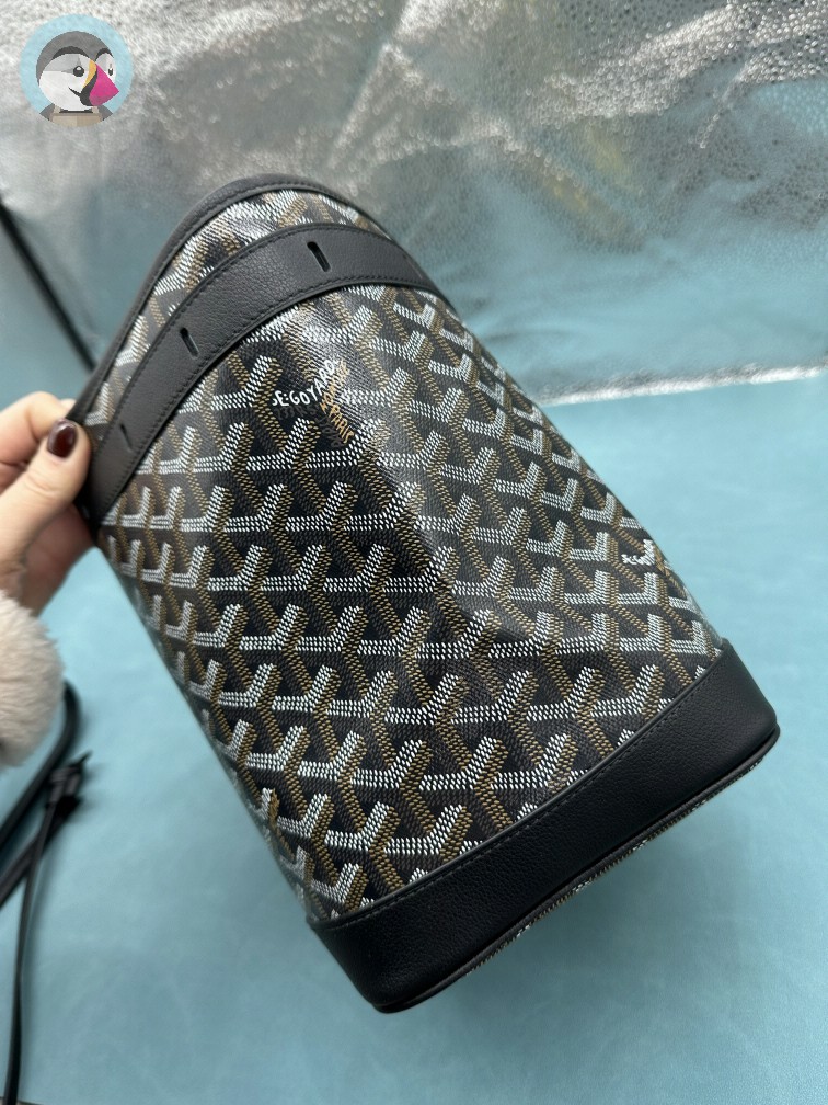 엠플러스 고야드 쁘띠플로 버킷백 블랙 발송전 고객확인컷 홍콩팩토리