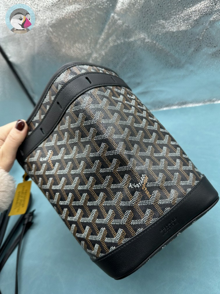 엠플러스 고야드 쁘띠플로 버킷백 블랙 발송전 고객확인컷 홍콩팩토리