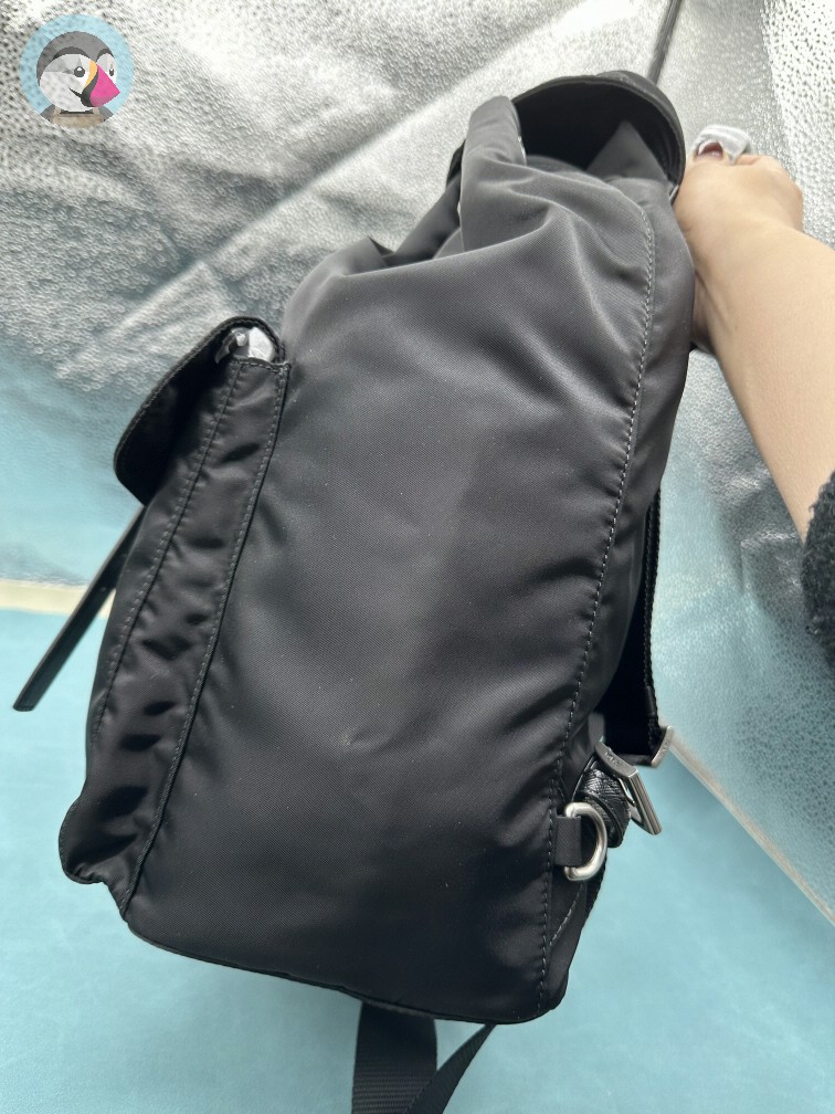 블랙프레임 프라다 리나일론 백팩 발송전 고객확인컷 홍콩팩토리