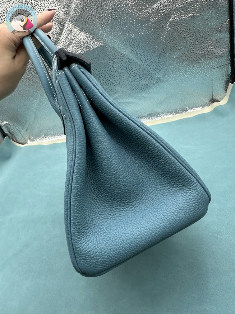 수공방 올수공 에르메스 25cm 블루진 토고 버킨백 발송전 고객확인컷 홍콩팩토리